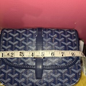 Navy and White Crossbody Bag